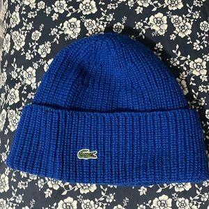 Lacoste Blue Beanie